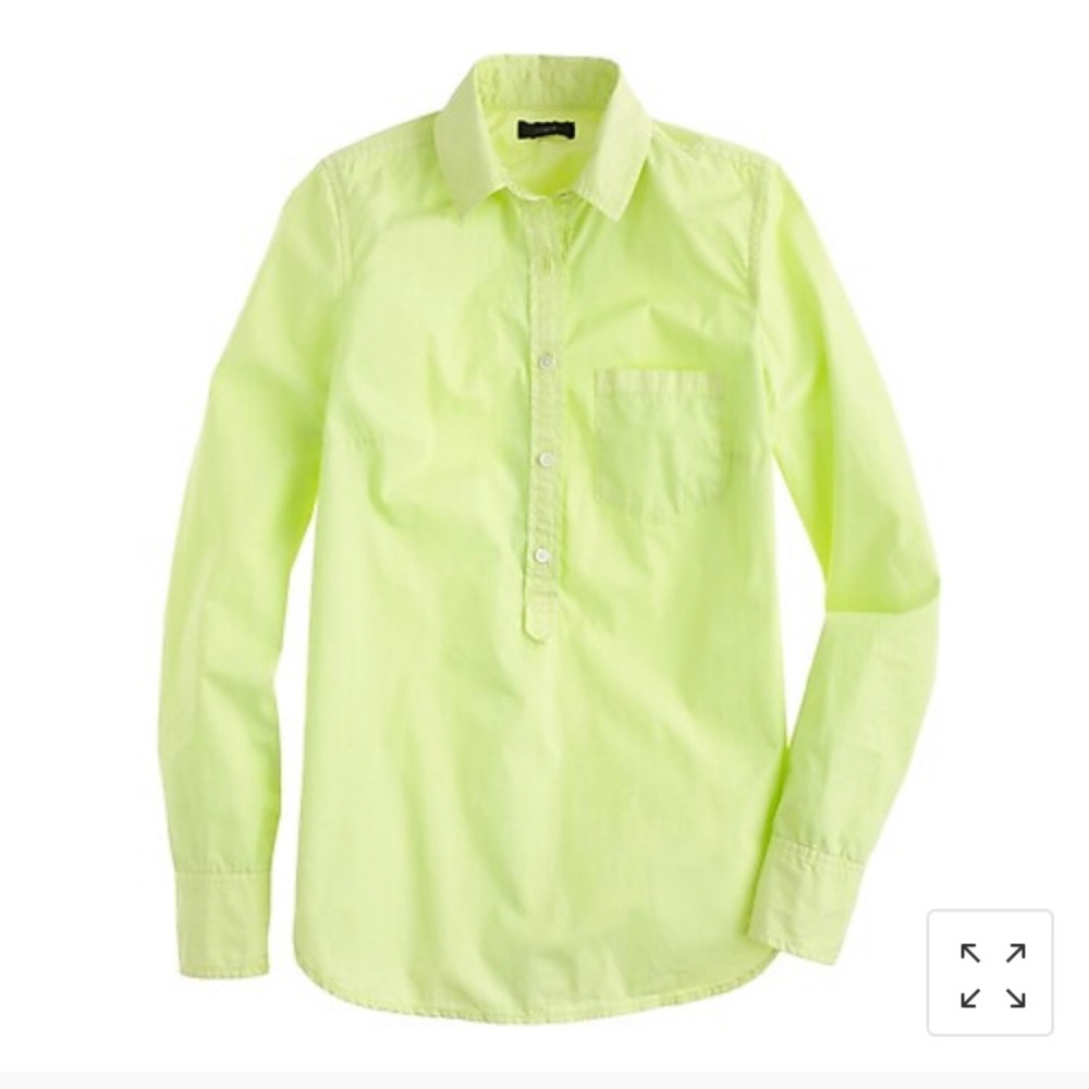 EUC J Crew Classic Popover Shirt